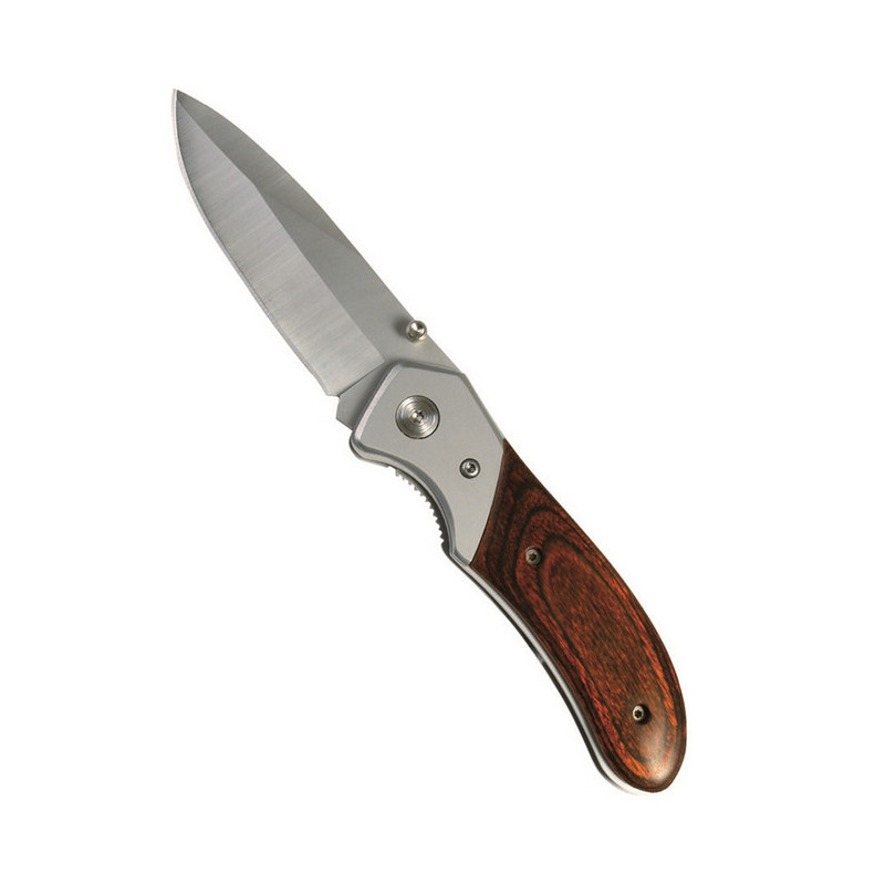 Foldekniv med trægreb