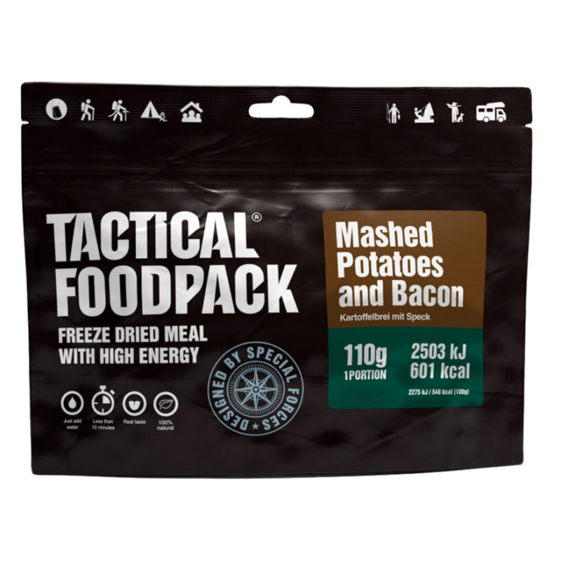 Tactical Foodpack Kartoffelmos og Bacon 110g