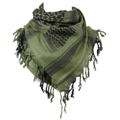 Tørklæde PLO grøn/sort