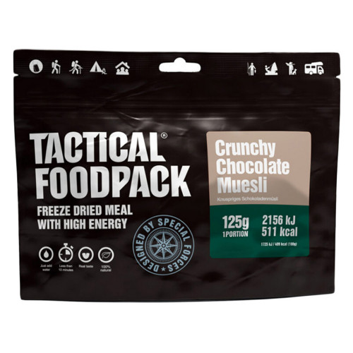 Tactical Foodpack Crunchy Chocolate Muesli 125g