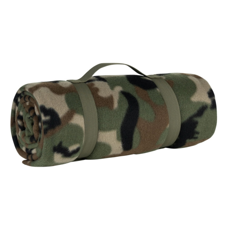 Fleece blanket camouflage