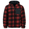 Reversible Sherpa Softshell Jacket Black/Red