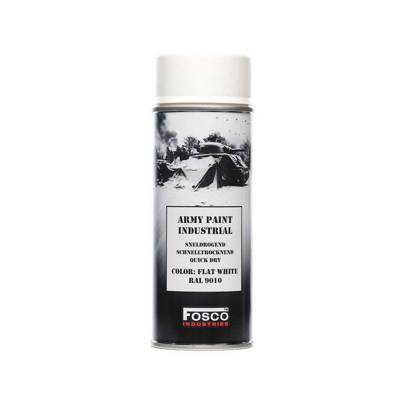 Fosco Army Paint - Spray maling 400 ml - White
