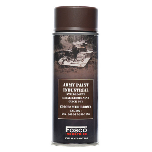 Fosco Army Paint - Spray maling 400 ml - Mud Brown