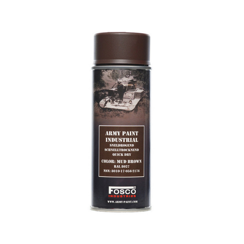 Fosco Army Paint - Spray maling 400 ml - Mud Brown