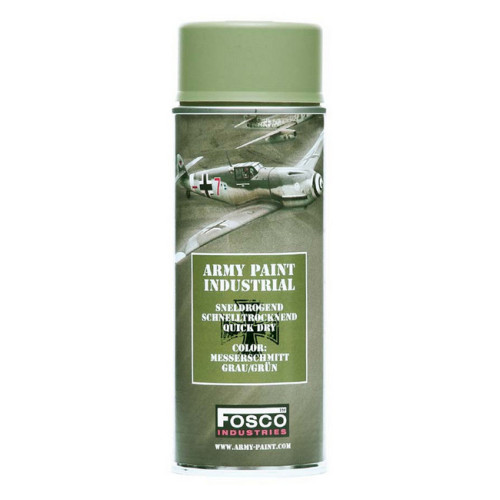 Spray maling 400 ml - Messerschmidt Grau/Grun