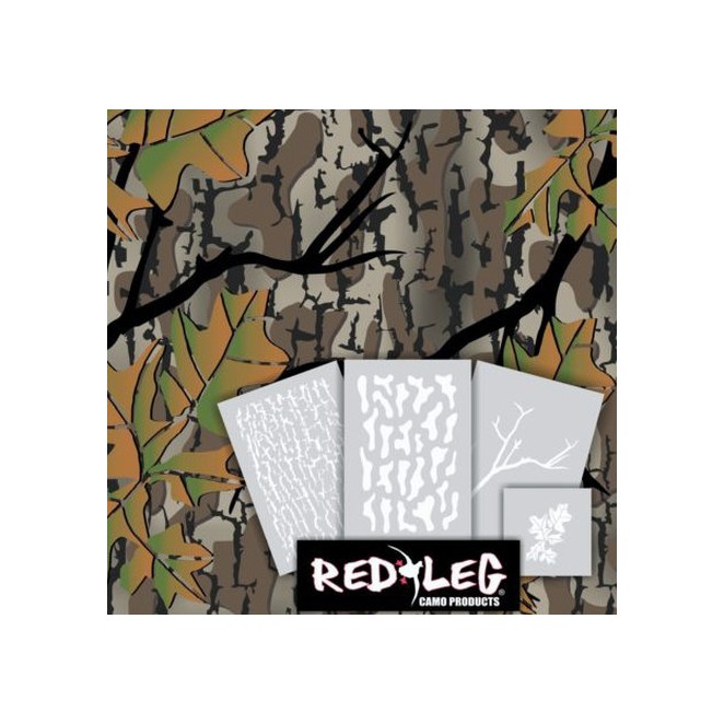 Fall Woods Camo stencil kit
