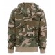 Hoodie with zip Woodland