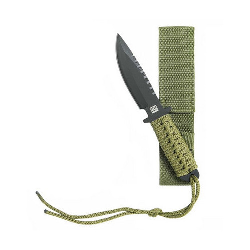 101 INC Kniv - Combat knife Recon 7" Green
