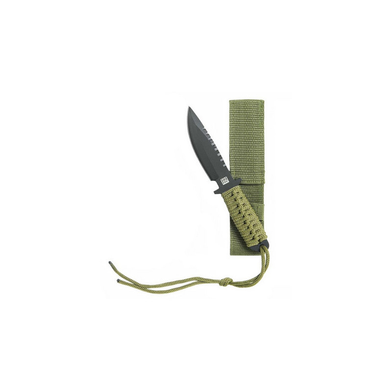 101 INC Kniv - Combat knife Recon 7" Green